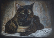 "Prinzessin" Pamina, Pastell, ca. 42 x 30 cm (Auftragsarbeit)