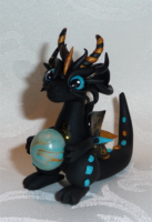 FIMO und PREMO Sculpey Drache, verkauft