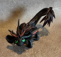 PREMO Sculpey und FIMO Drache, verkauft